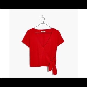 Madewell tie t-shirt (BRAND NEW, TAGS ON)